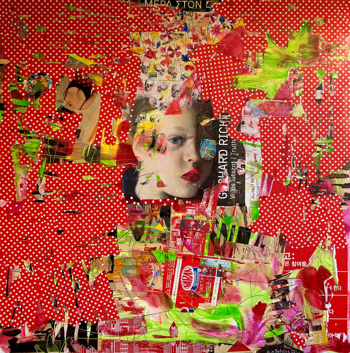 slide-la-femme-qui-chante-avec-la-bouche-fermée-150x150cmcollage-on-canvas2022